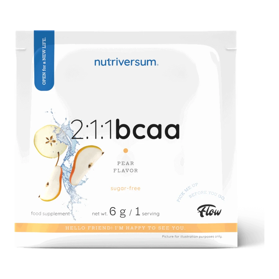 2:1:1 BCAA Sugar Free - 6 g - körte - Nutriversum