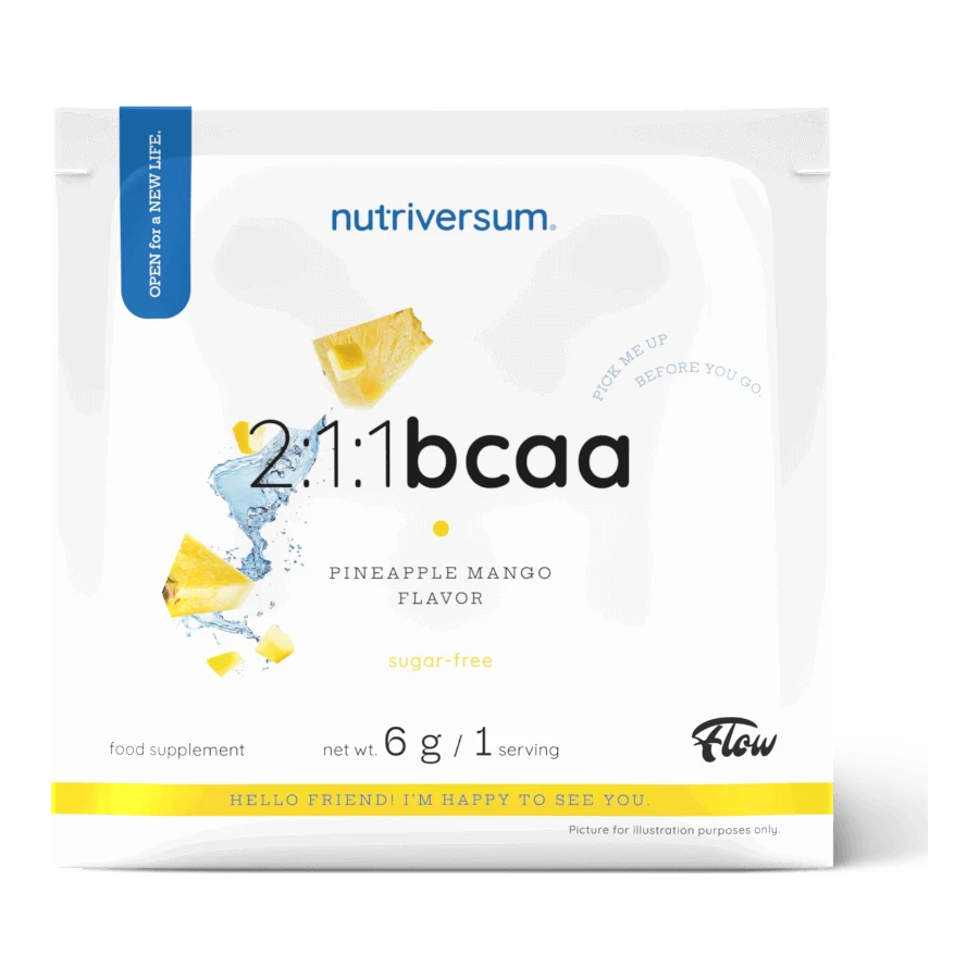 2:1:1 BCAA Sugar Free - 6 g - ananász-mangó - Nutriversum