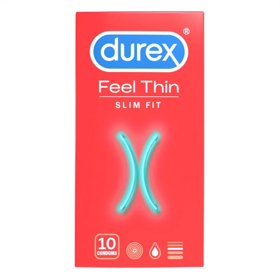 Durex Feel Thin Slim Fit - élethű érzés óvszer