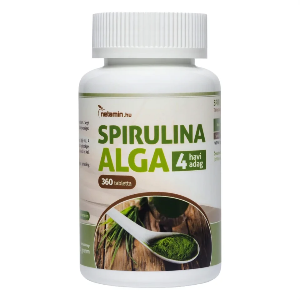 Netamin Spirulina - étrend-kiegészítő kapszula