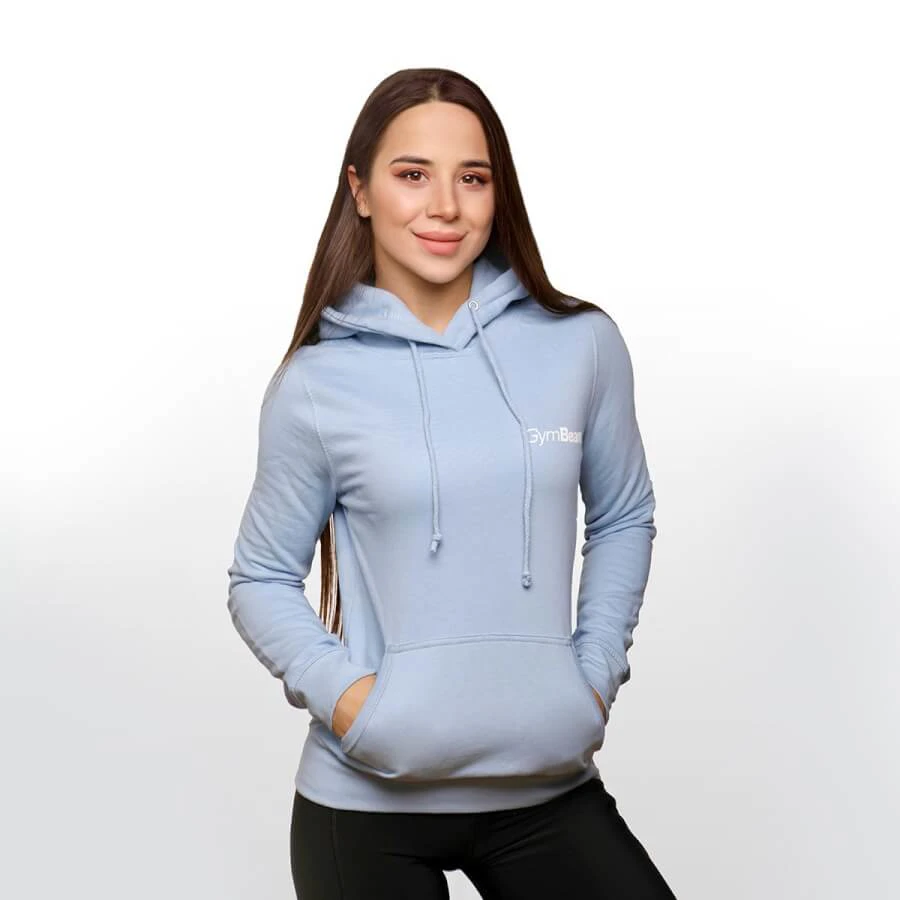 PRO Hoodie kék női pulóver - (XS) - GymBeam