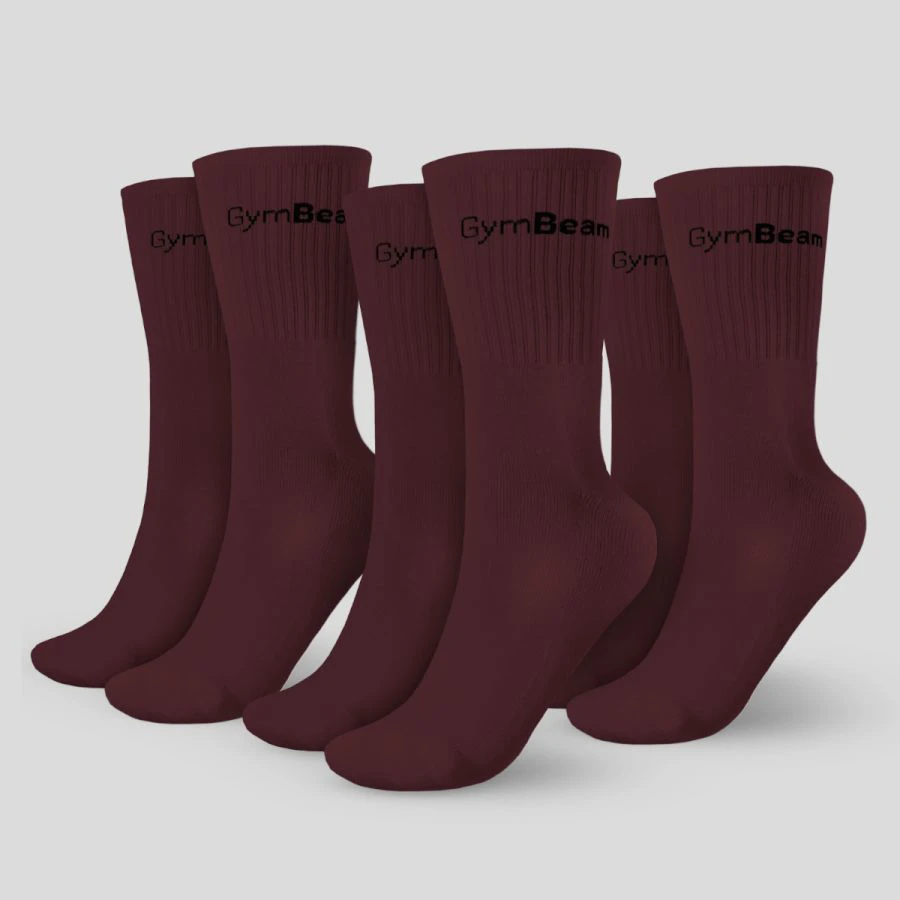 3/4 Socks 3Pack zokni padlizsán - (XL/XXL) - GymBeam