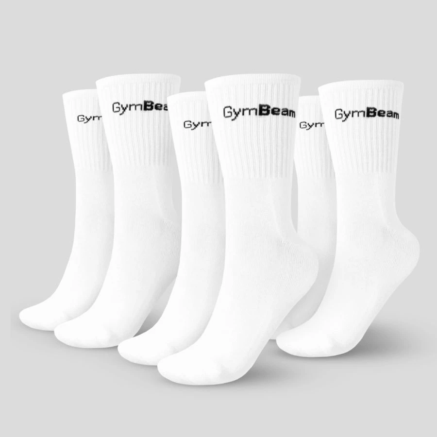 3/4 Socks 3Pack zokni fehér - (XL/XXL) - GymBeam