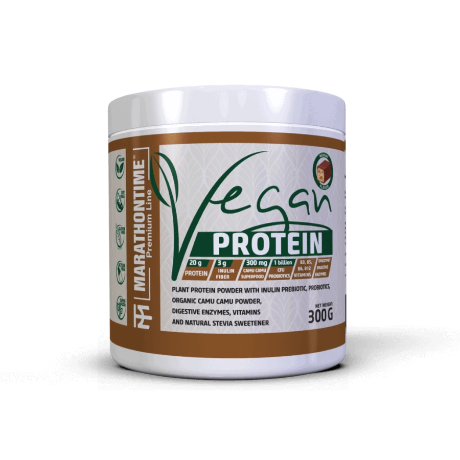 Prémium Vegán protein-nugát 300 g - Marathontime