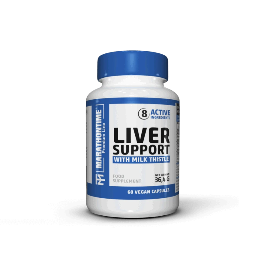 Liver Support - májvédő Komplex Vegán formula 8 értékes összetevővel - Marathontime