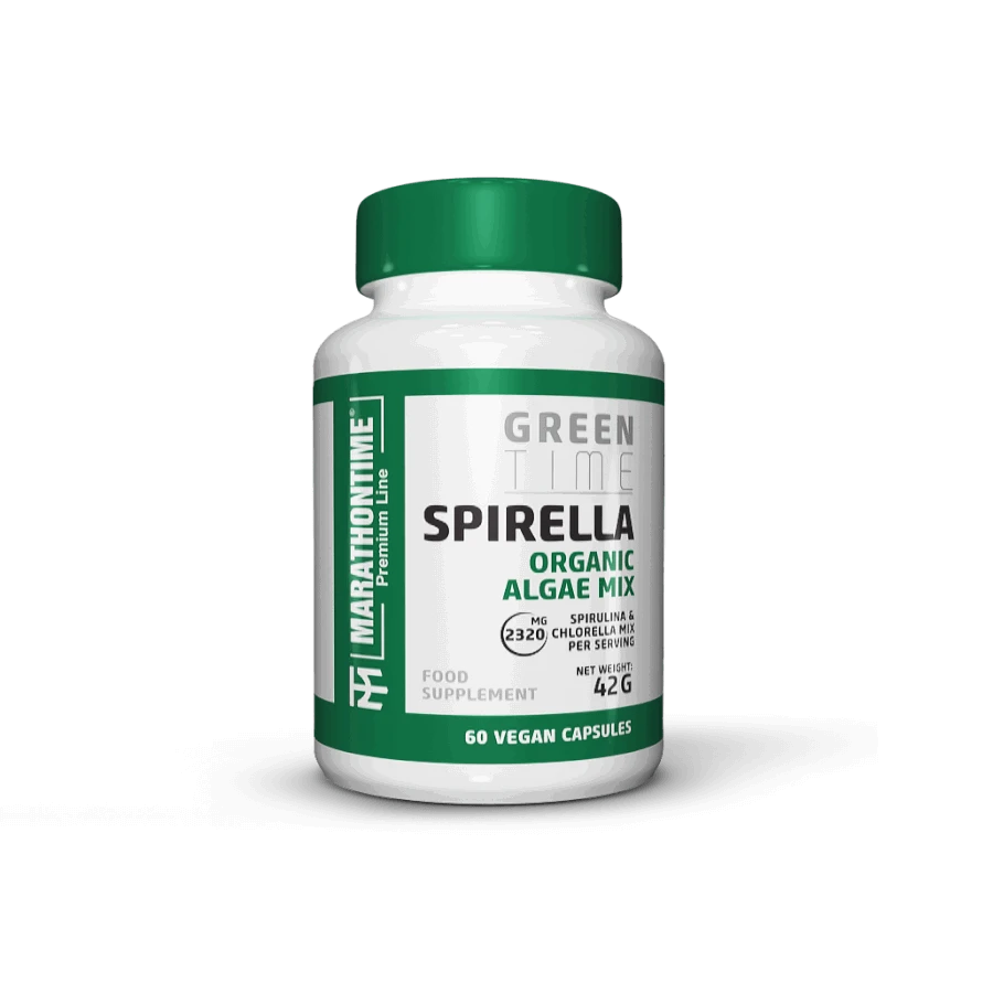 Spirella - Spirulina és Chlorella Superfood Alga Kapszula - Marathontime