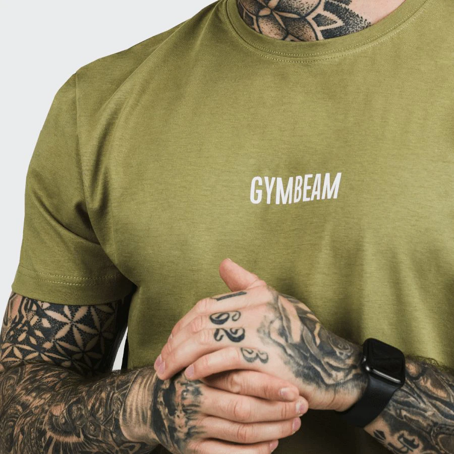 FIT Olive póló - (XL) - GymBeam