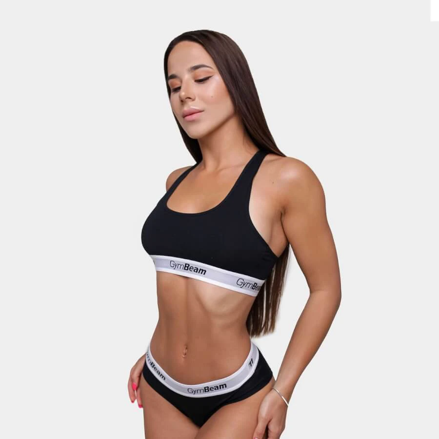 Bralette melltartó fekete - (L) - GymBeam