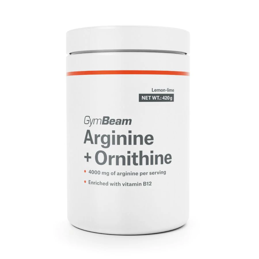 Arginin + Ornitin citrom-lime - 420 g - GymBeam