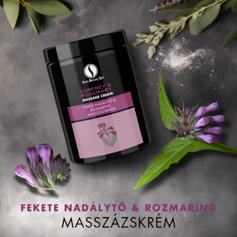 Fekete Nadálytő-Rozmaring Masszázskrém - 1000ml - Sara Beauty Spa