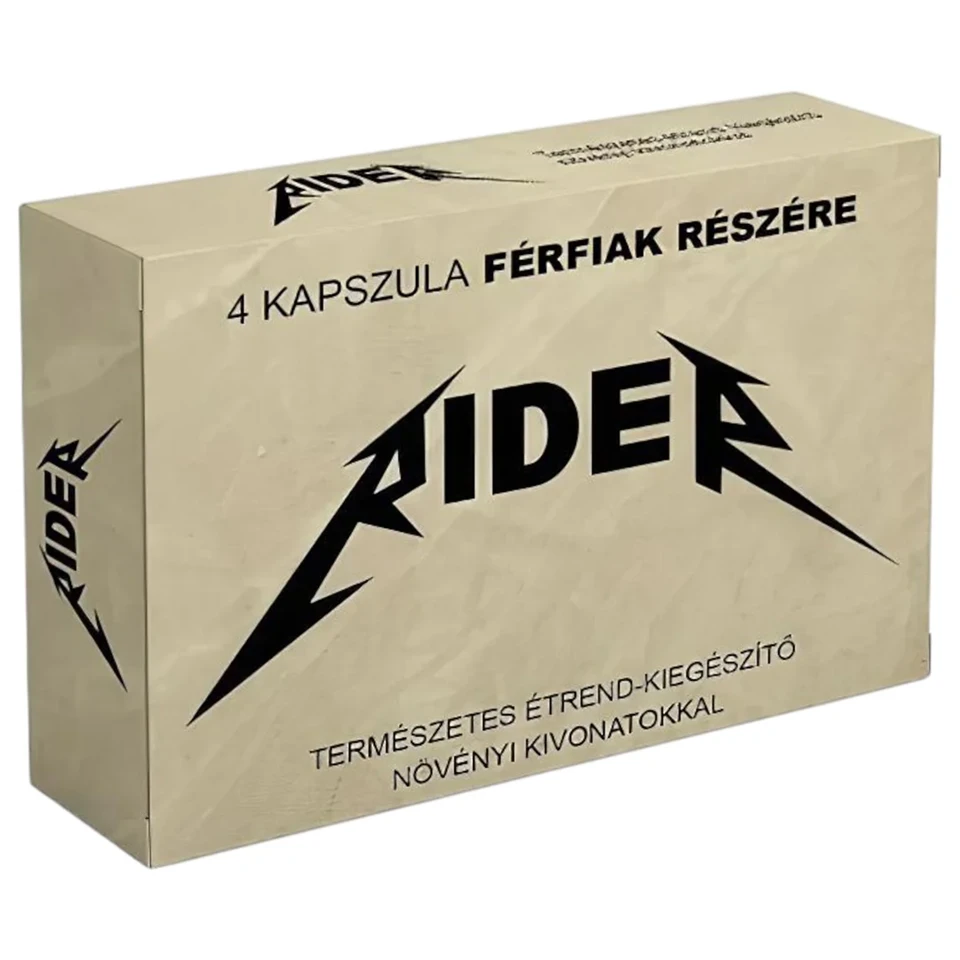 Rider - természetes étrend-kiegészítő férfiaknak