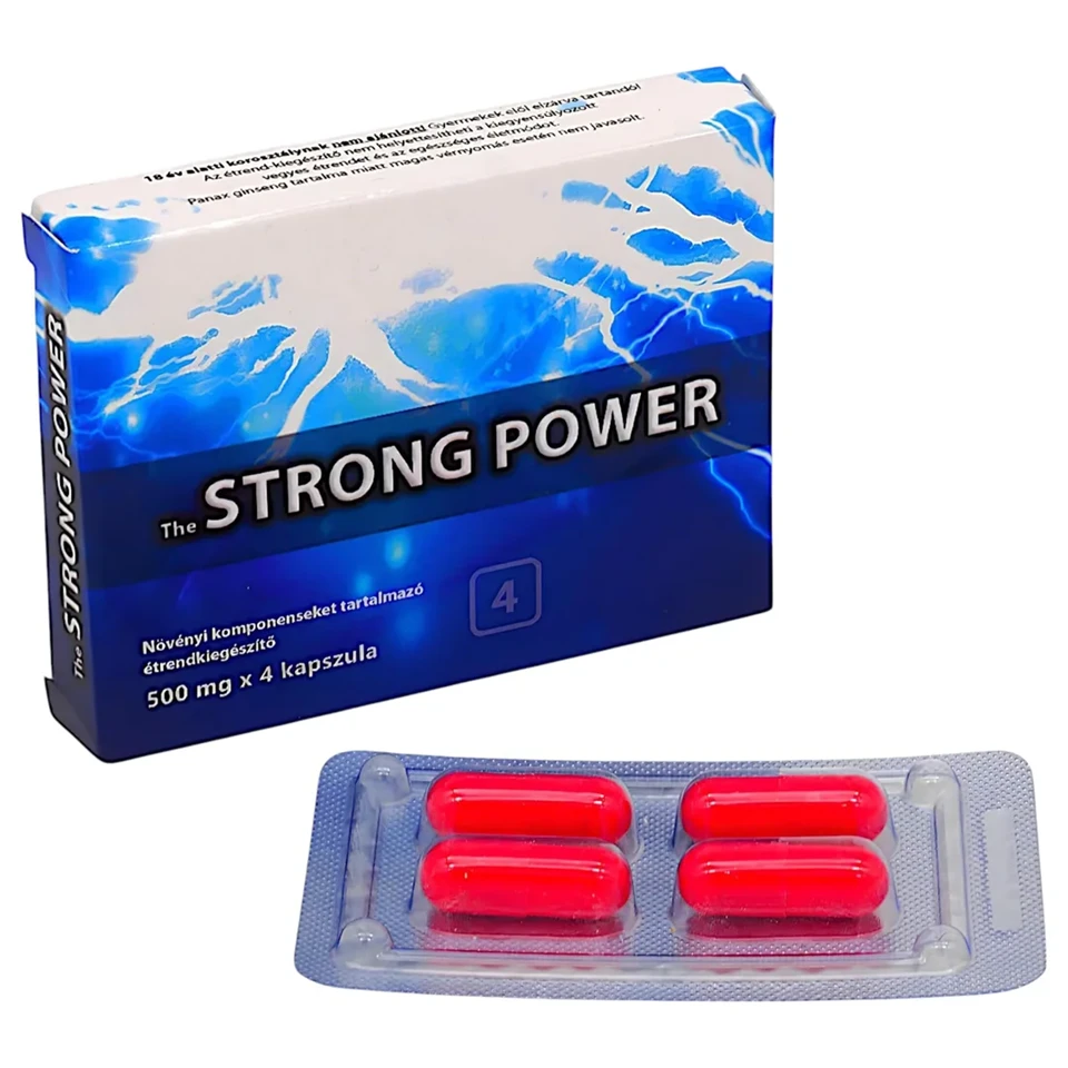 Strong Power Plus - étrend-kiegészítő kapszula férfiaknak