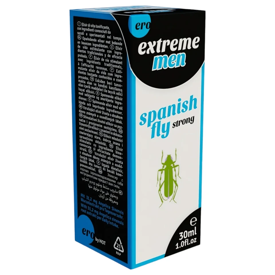 HOT Spanish fly Extreme - étrend-kiegészítő csepp férfiaknak