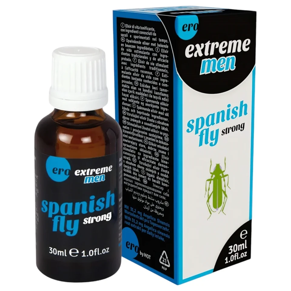 HOT Spanish fly Extreme - étrend-kiegészítő csepp férfiaknak