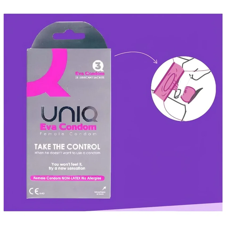Uniq Eva - latexmentes női óvszer