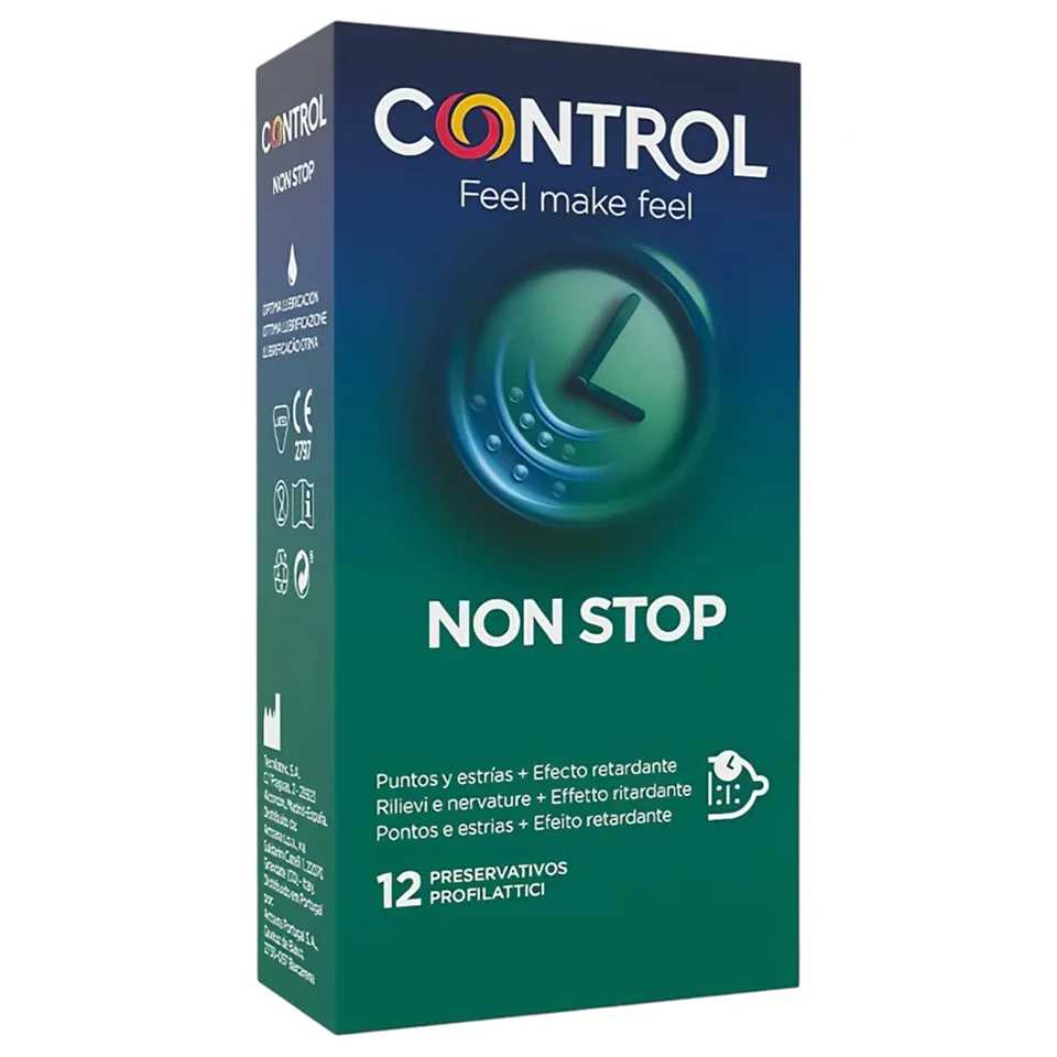 Control - bordázott késleltető hatású óvszer
