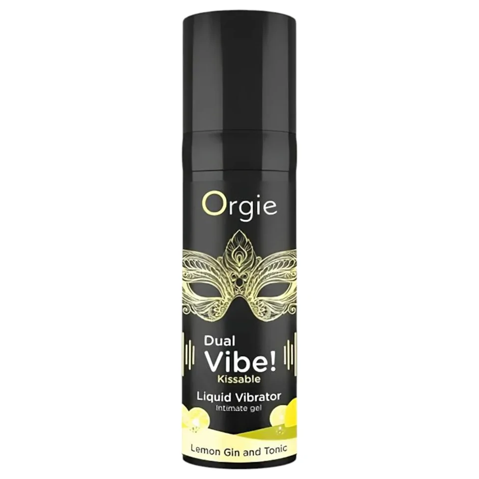 Orgie Dual Vibe - unisex folyékony vibrátor - Gin Tonic