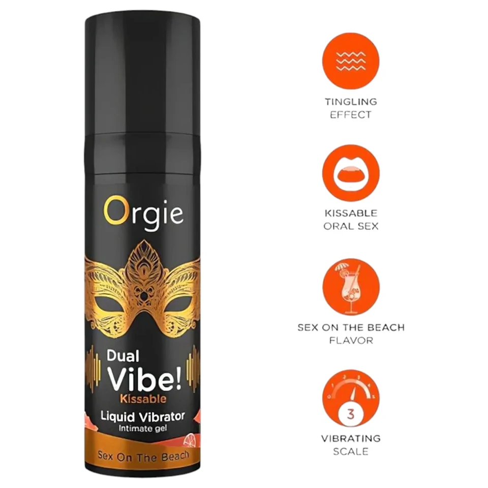 Orgie Dual Vibe - unisex folyékony vibrátor - Sex on the Beach