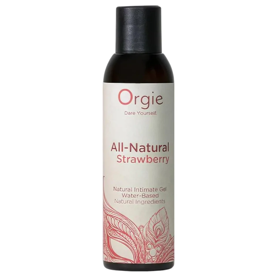 Orgie All Natural - vízbázisú síkosító gél - eper
