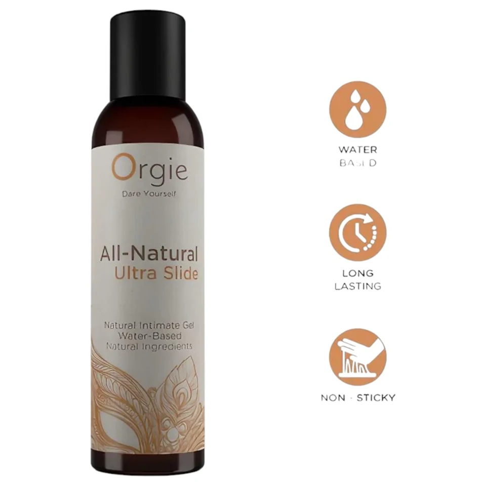 Orgie All Natural - hosszan tartó síkosító gél