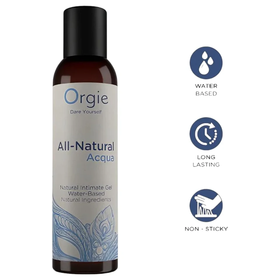 Orgie All Natural - vízbázisú síkosító gél