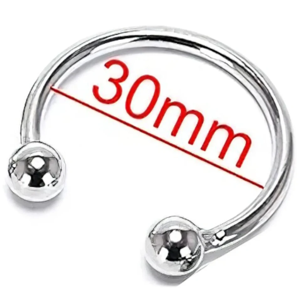 Rozsdamentes fém makkgyűrű - ejakuláció késleltetéshez (30mm)