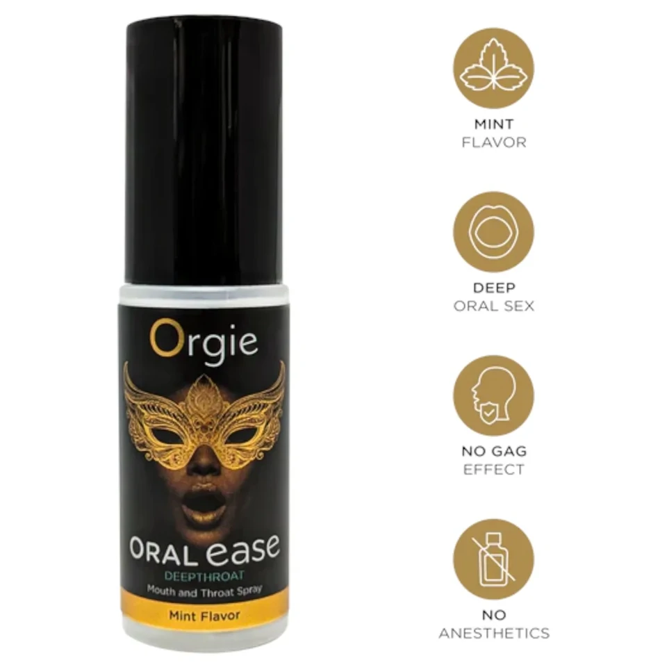 Orgie Oral Ease - orális érzéstelenítő spray - mentol