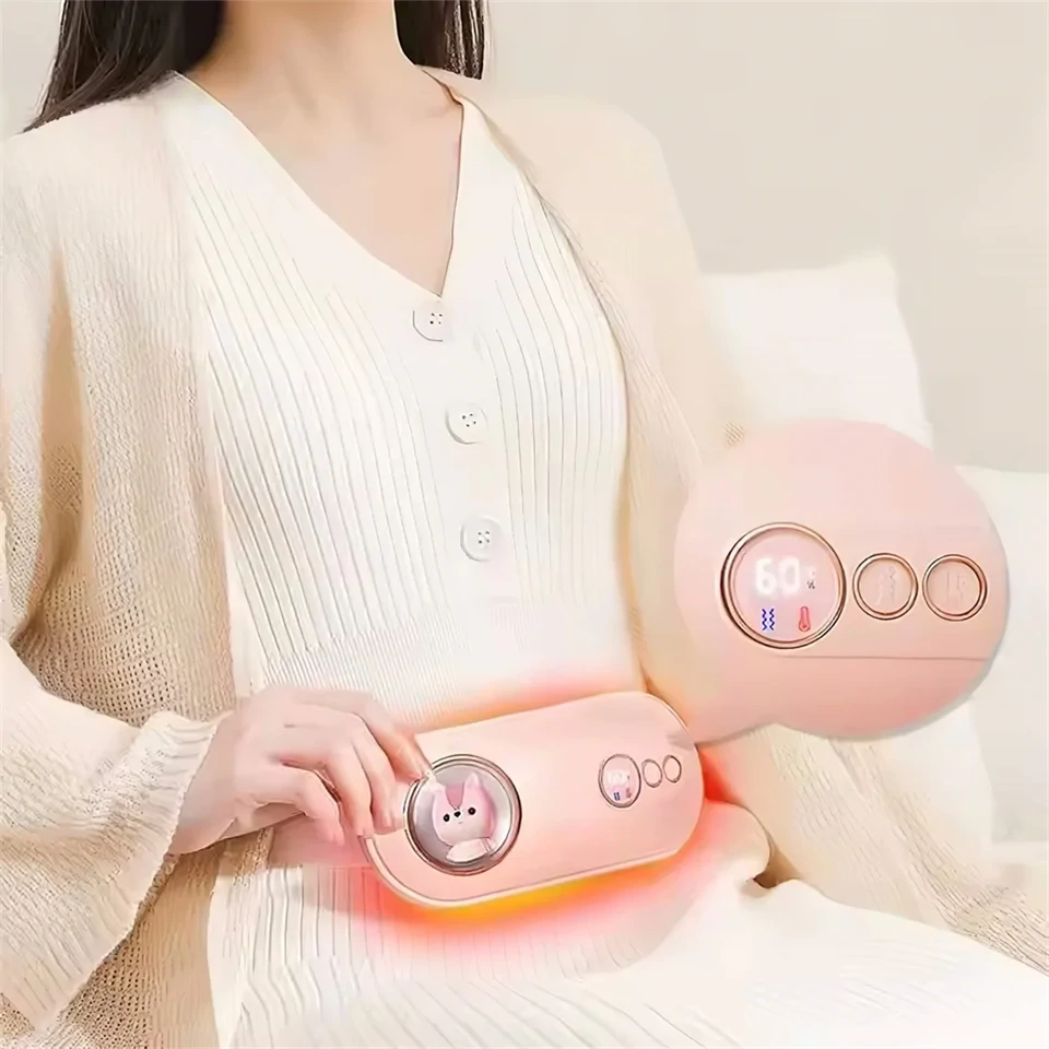 HappyPet Comfort - Menstruációs masszírozó öv (fehér)
