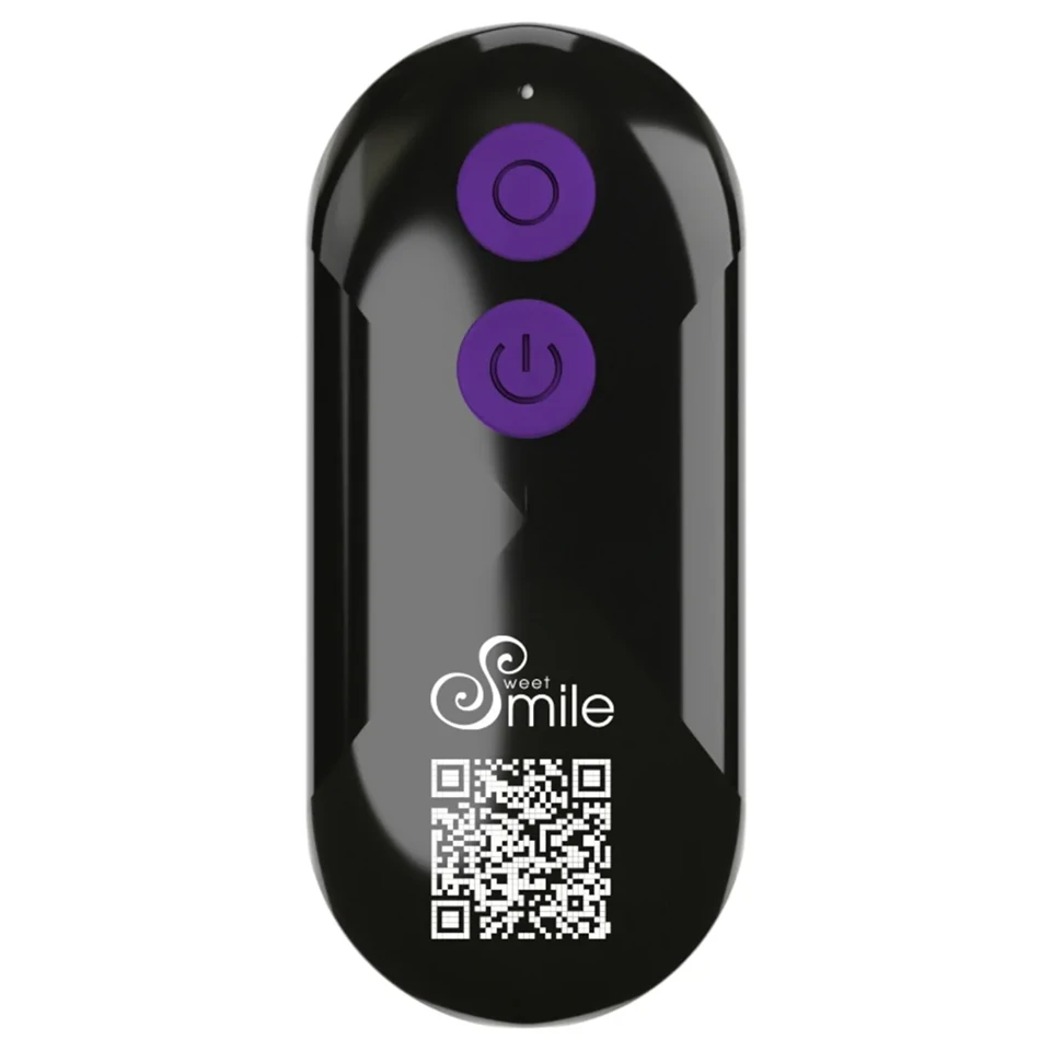 Smile - 2in1 anál vibrátor és csiklóizgató (lila)
