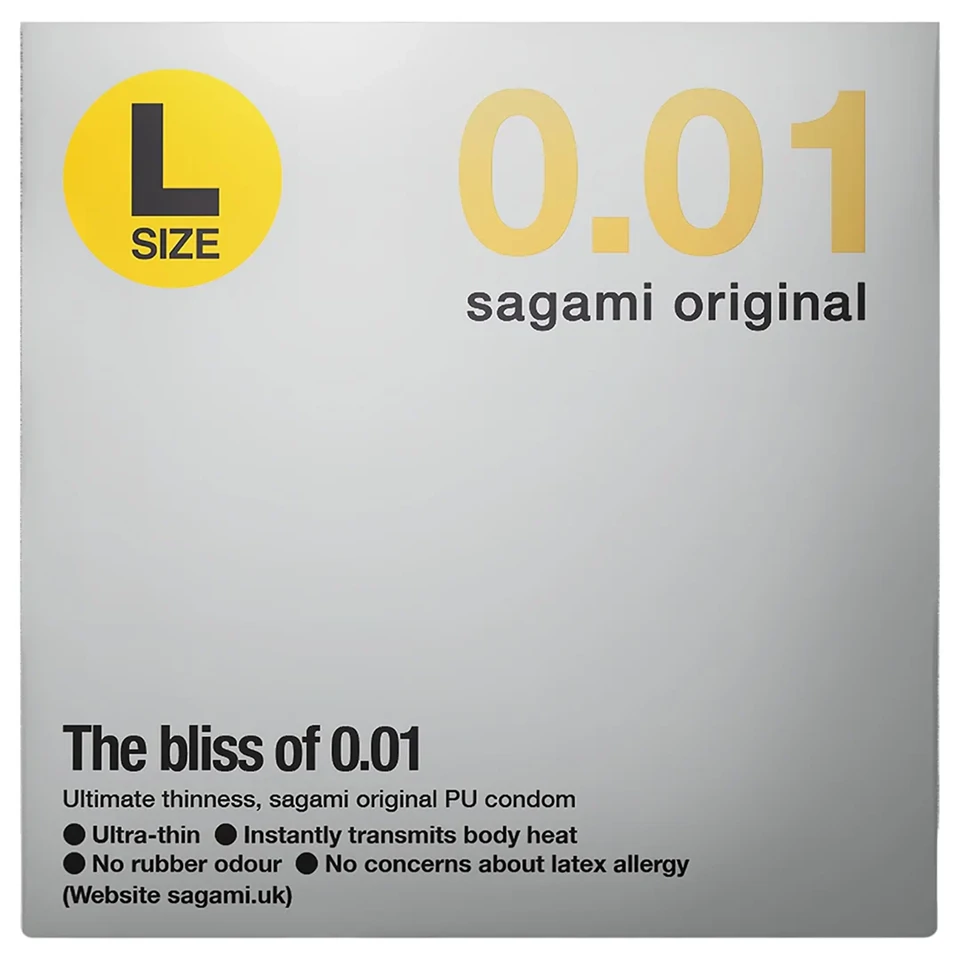 Sagami Original 0,01 L - óvszer - 58mm