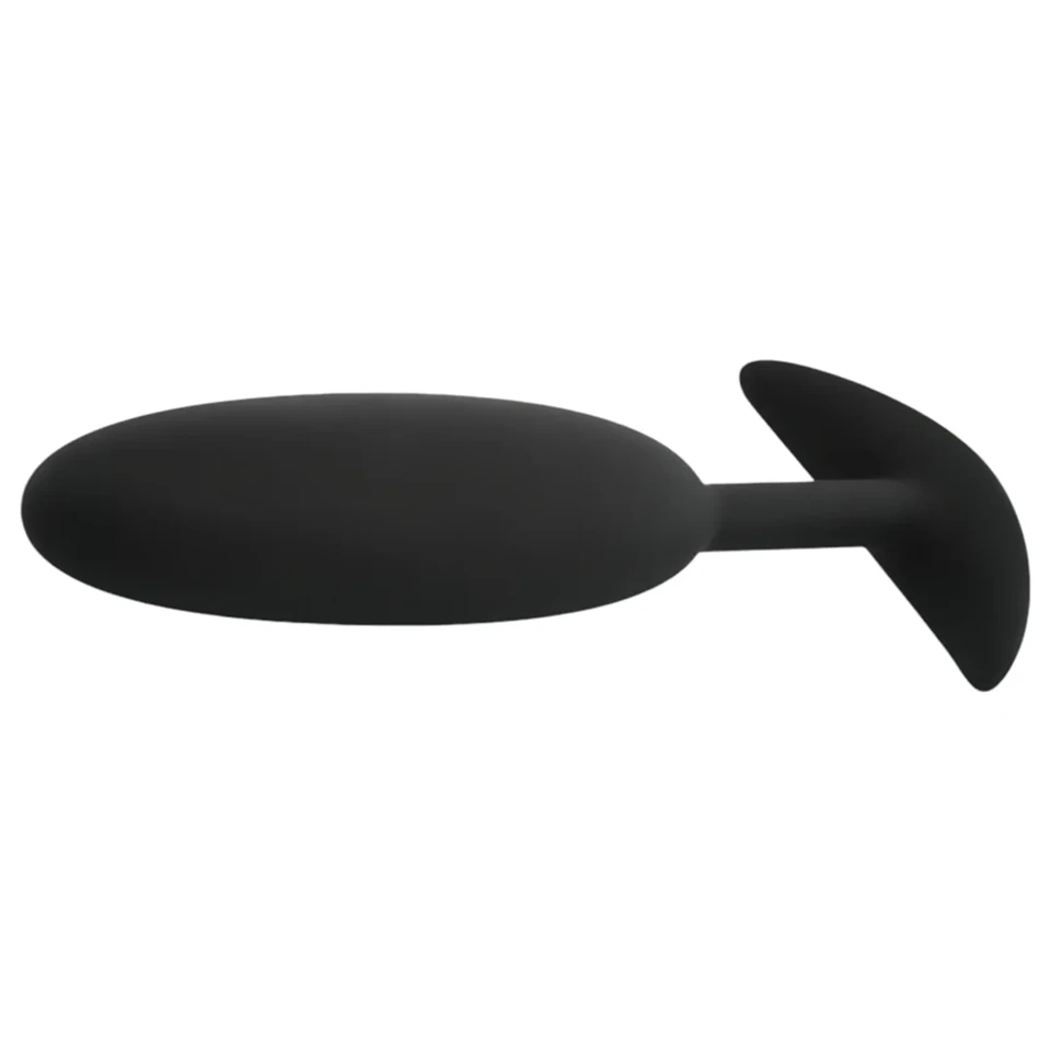 EasyToys Heavy Fulfiller - 54 g-os anál plug - kicsi (fekete)