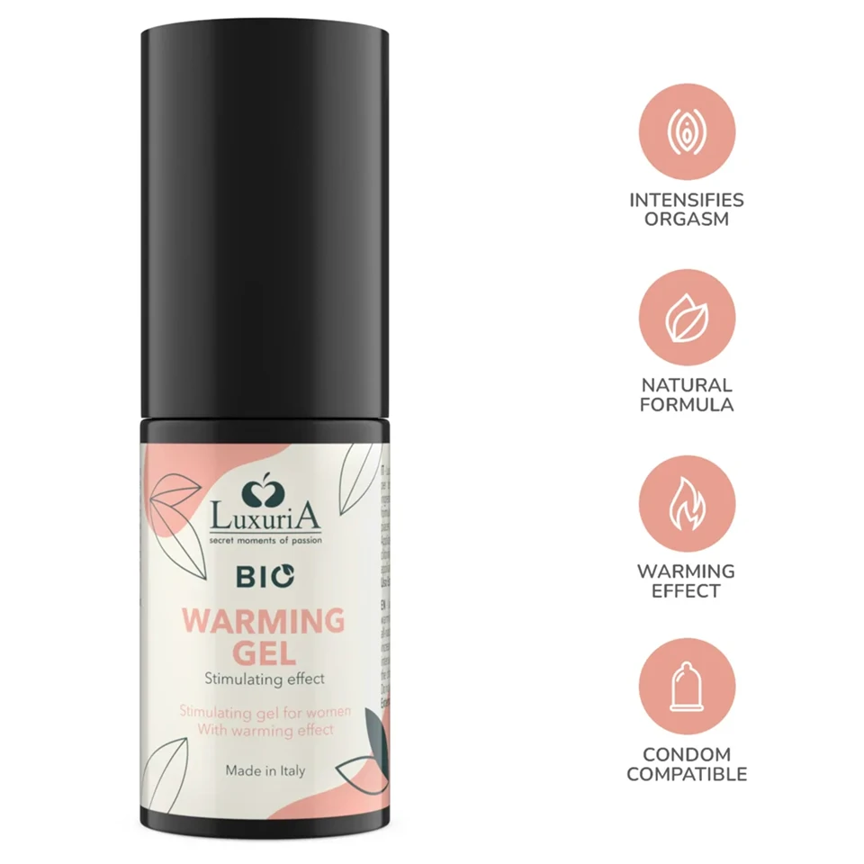 Intimateline Luxuria BIO - melegítő izgató gél nőknek