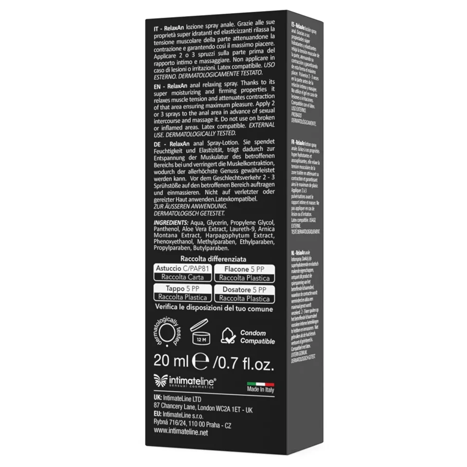 Intimateline RelaxAn - anál lazító spray