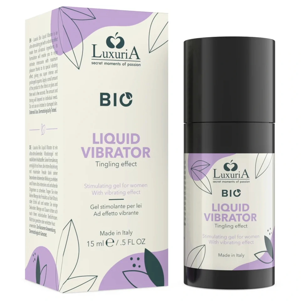 Intimateline Luxuria BIO - folyékony vibrátor gél nőknek