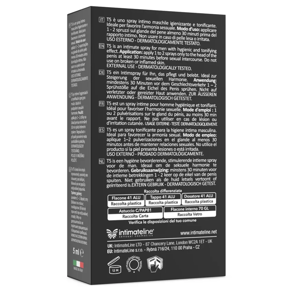 Intimateline T5 - késleltető spray férfiaknak