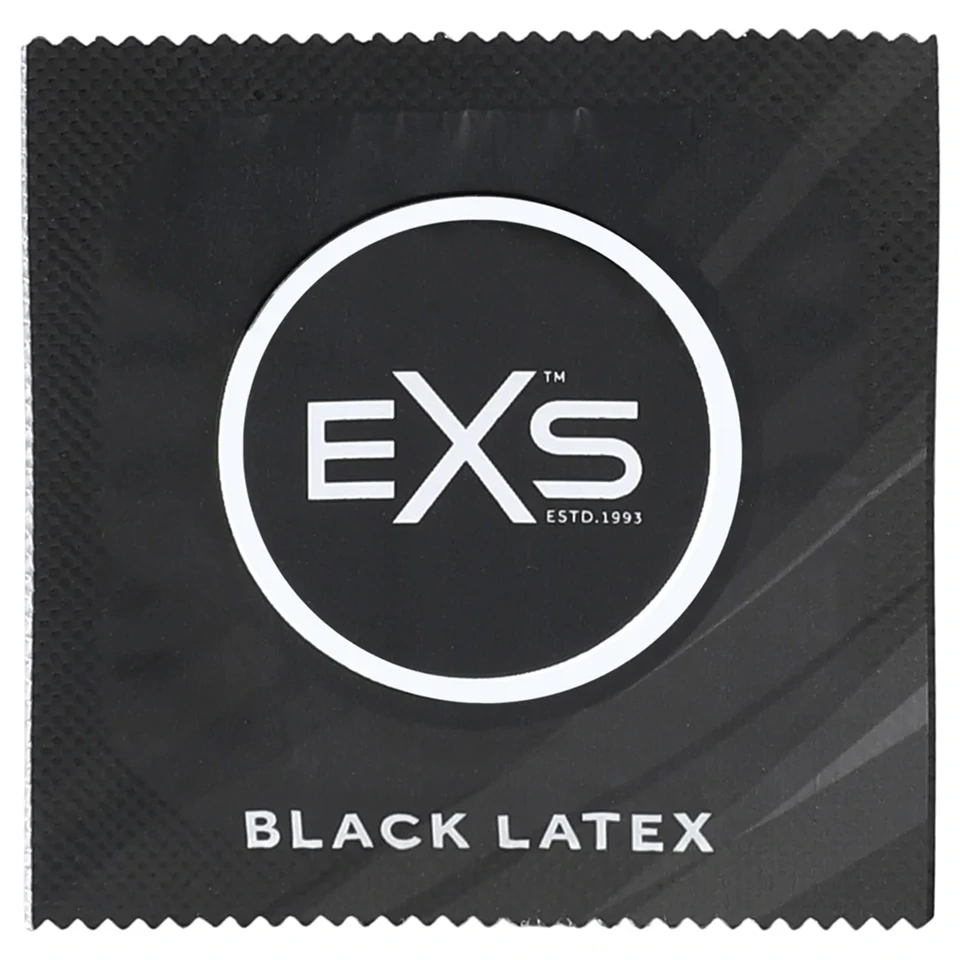 EXS Black - fekete óvszer (48 db)
