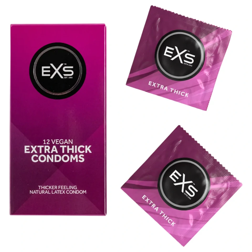 EXS Extra Thick - vastag falú óvszer (12 db)