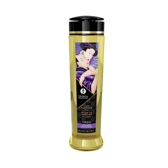 EROTIC MASSAGE OIL 240 ml / 8 oz EXOTIC FRUITS [240 ml]