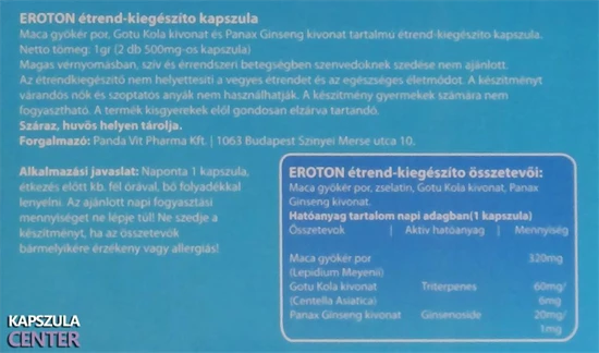 Eroton betegtájékoztató