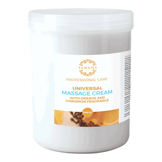Yamuna Zsíros masszázskrém narancs-fahéj illattal [1000 ml]