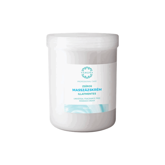 Yamuna Zsíros, illatmentes masszázskrém [1000 ml]