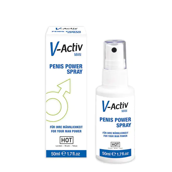 HOT V-Activ penis power spray for men  50 ml