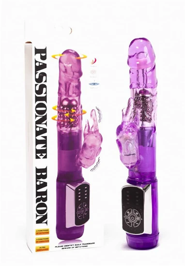 Passionate Baron Vibrator Purple