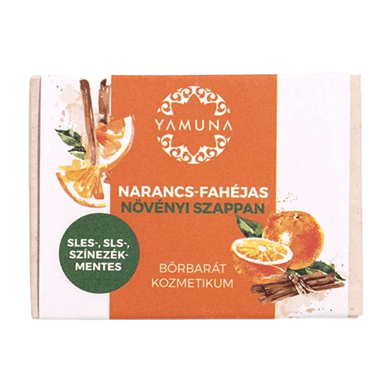 Narancs-fahéjas növényi szappan 110g