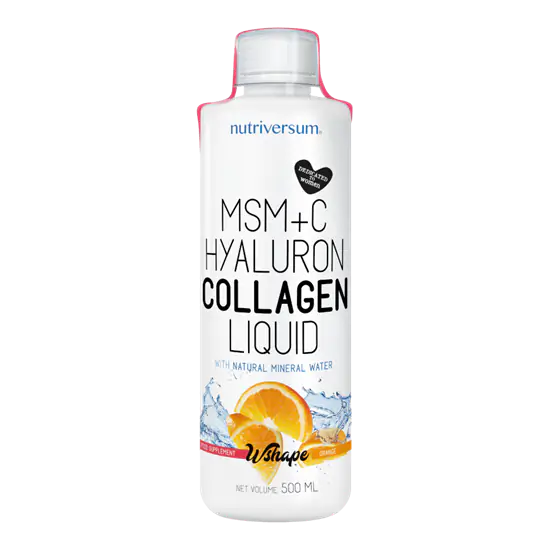 MSM+C Hyaluron Collagen Liquid - 500 ml - WSHAPE - Nutrivers