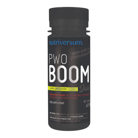 PWO Boom - 60ml - DARK - Nutriversum - citrom-lime