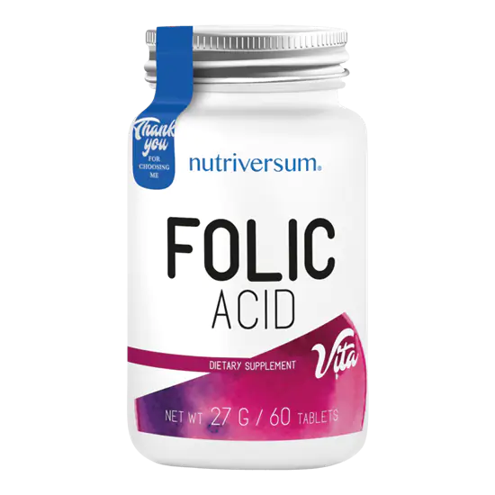 Folic Acid - 60 tabletta - VITA - Nutriversum