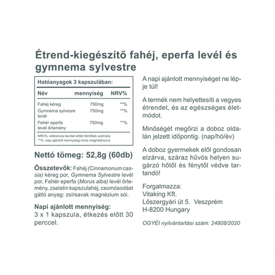 Gymnemax - 60 kapszula - Vitaking