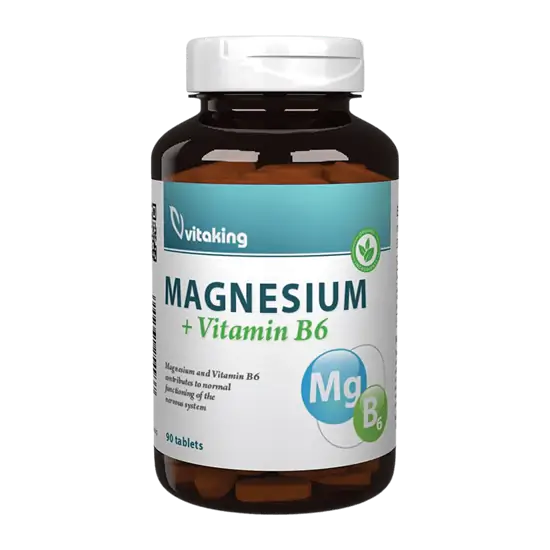 Magnézium Citrát +B6 - 90 tabletta - Vitaking