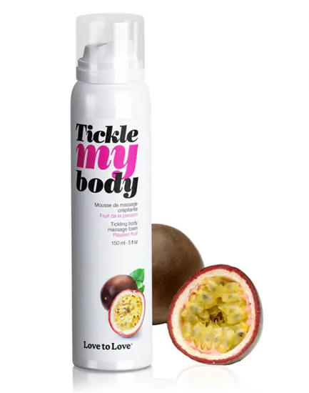 Tickle my body - masszázs hab - passion fruit